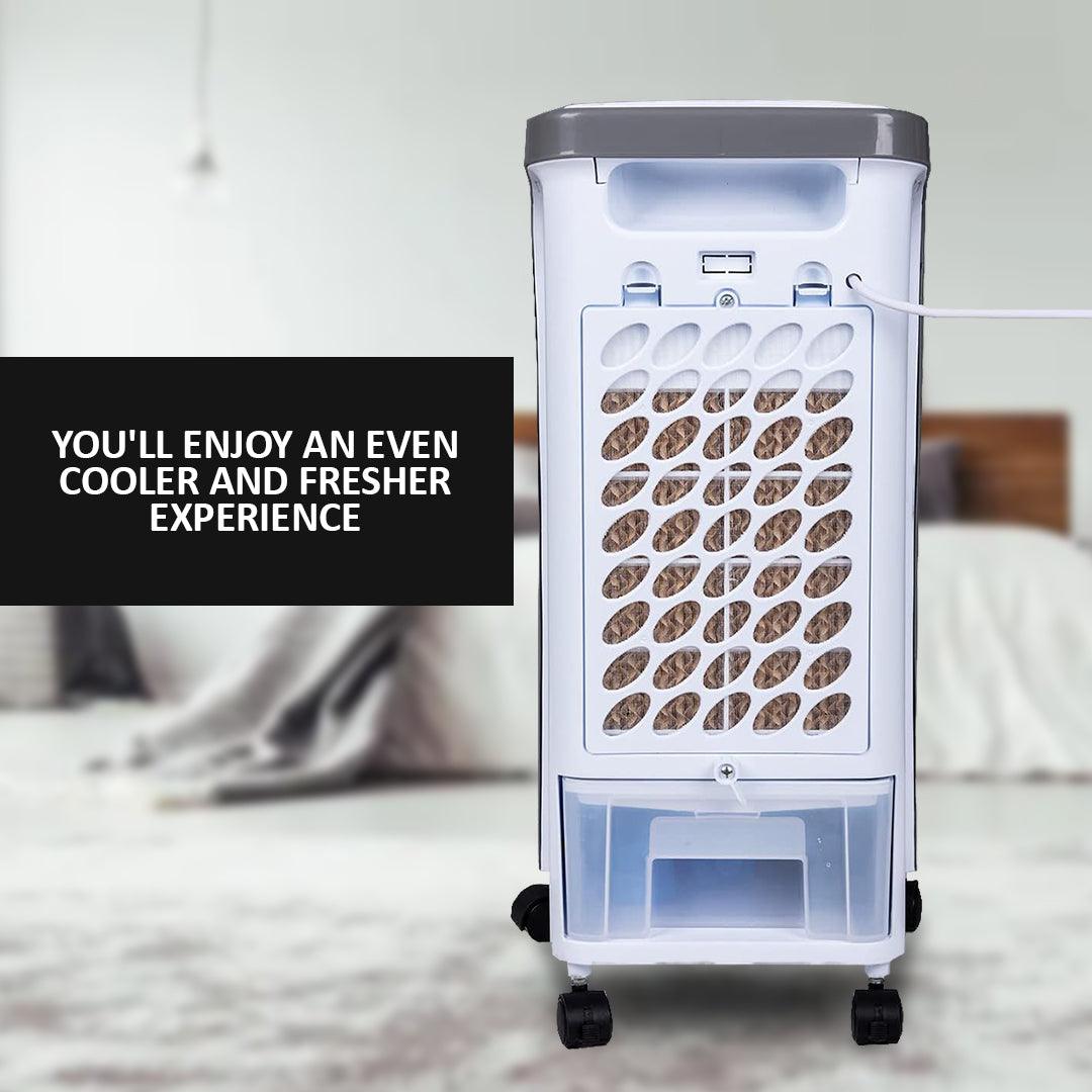 Portable Air Conditioner Mini - 4L Air Cooler Evaporative Oscillating Unit Ice Fan W/ Remote Swing AC Apparel & Accessories - Tophatter Daily Deals