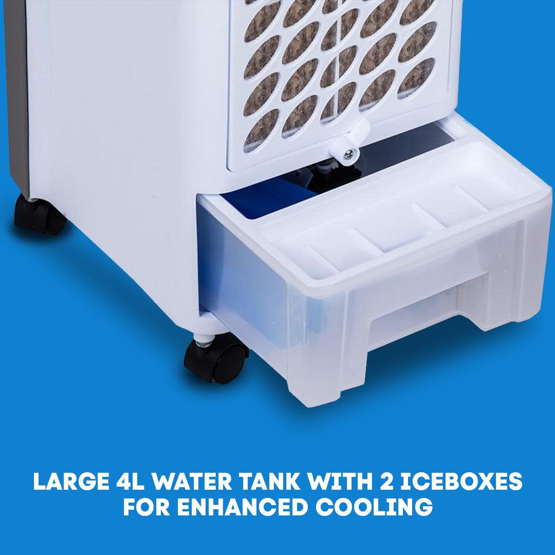Portable Air Conditioner Mini - 4L Air Cooler Evaporative Oscillating Unit Ice Fan W/ Remote Swing AC Apparel & Accessories - Tophatter Daily Deals
