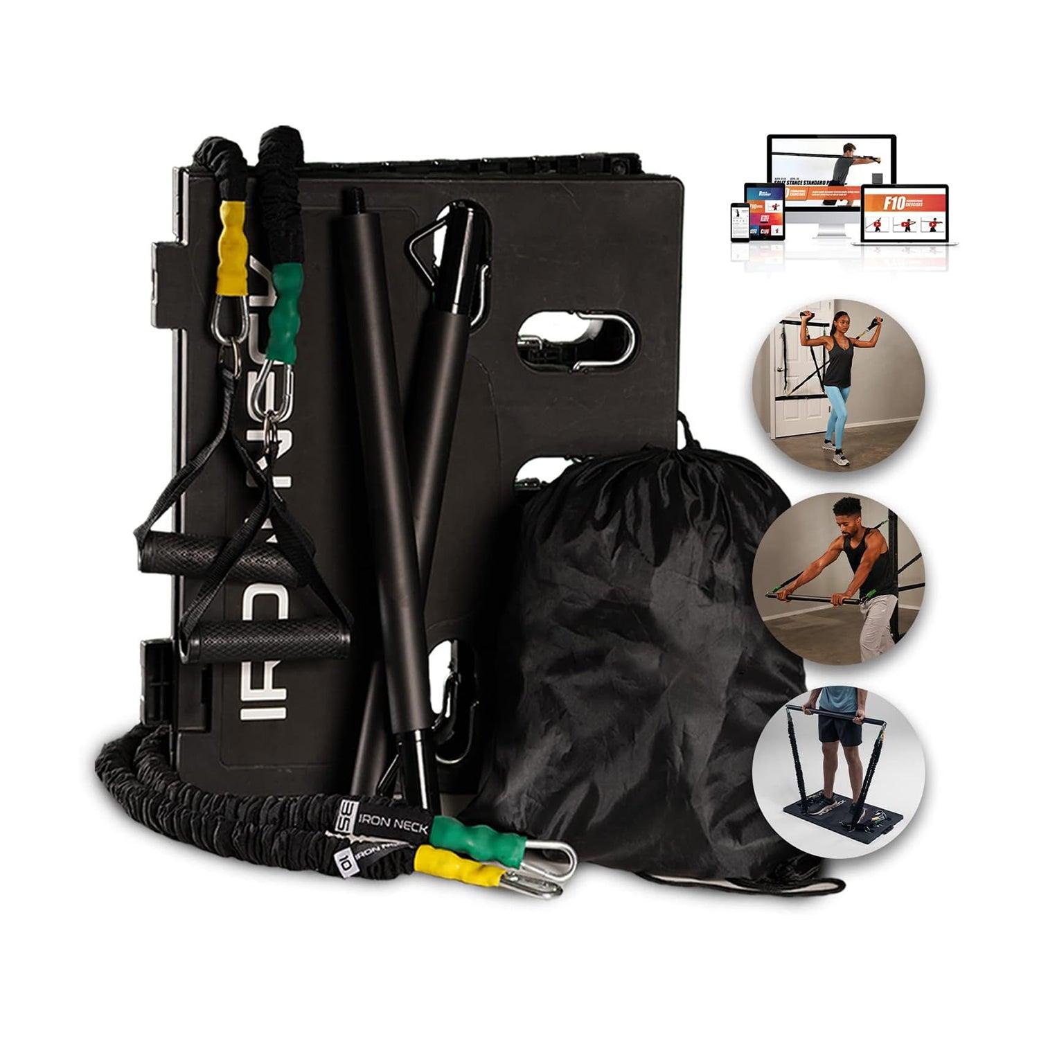 Home Portable Gym - Portable Home Gym Kit And Resistance Bands Home Fitness Workout Bodybuilding Set Home Gym Kit Fitness - Tophatter Daily Deals