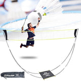 Portable Tennis Net - Portable Outdoor Foldable Badminton Tennis Volleyball Net Stand Set Beach Sport Sports & Outdoor - Tophatter Daily Deals