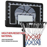 Portable Basketball Hoop UK - 7-8ft Height Adjustable Basketball Net Stand Sports & Outdoor - Tophatter Daily Deals