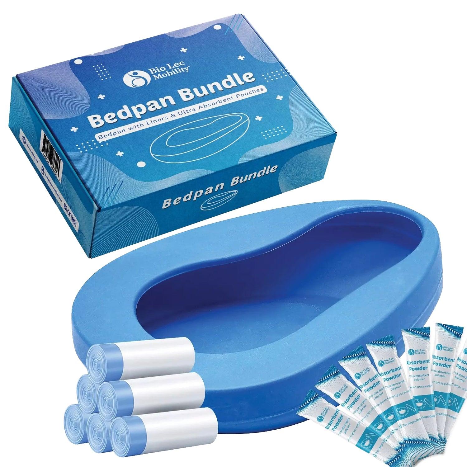 Portable Bed Pan - x30 Sets Super Absorbent Disposable Commode Bed Pan Disposable Commode Liners Health Care - Tophatter Daily Deals