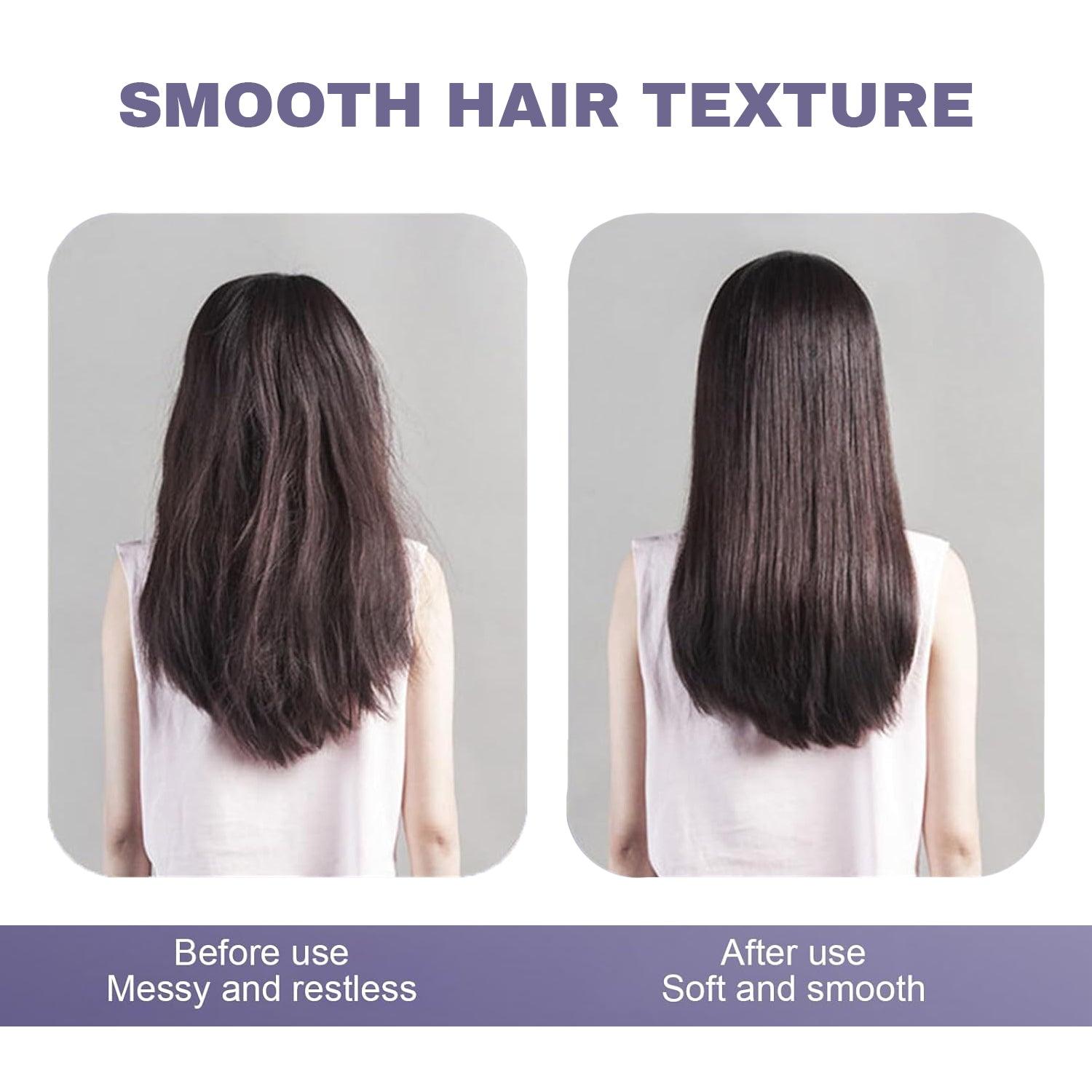 Cordless Hair Straightener - Portable Hair Straightener Brush Antiscald Hair Iron Health & Beauty - Tophatter Daily Deals