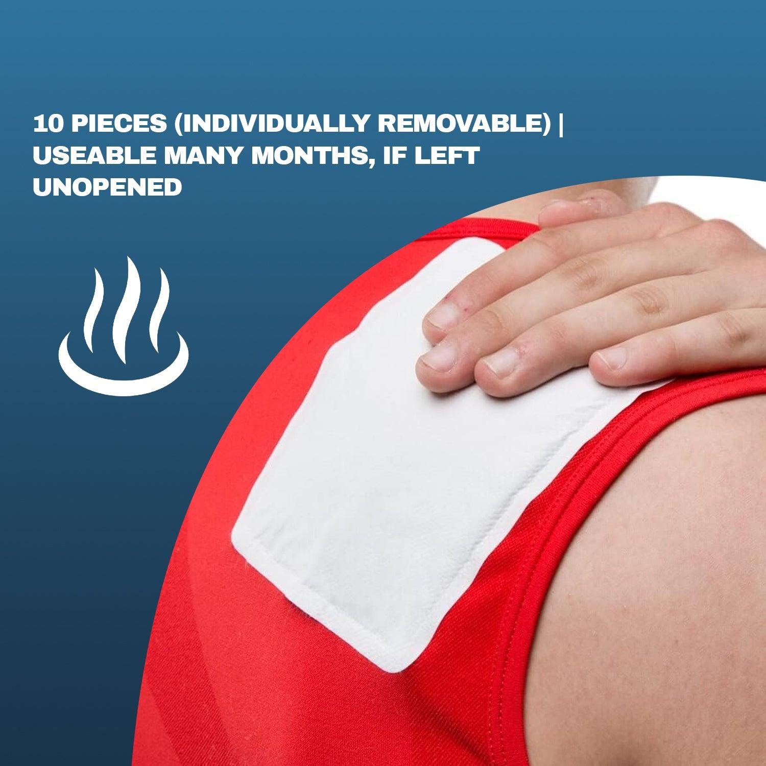 Body Warmer Patch - 10 or 40 Pieces EXTRA WARM Pad Warmer for Back and Neck | 12 Hours Pleasant Warmth | Purely Natural Health & Beauty - Tophatter Daily Deals