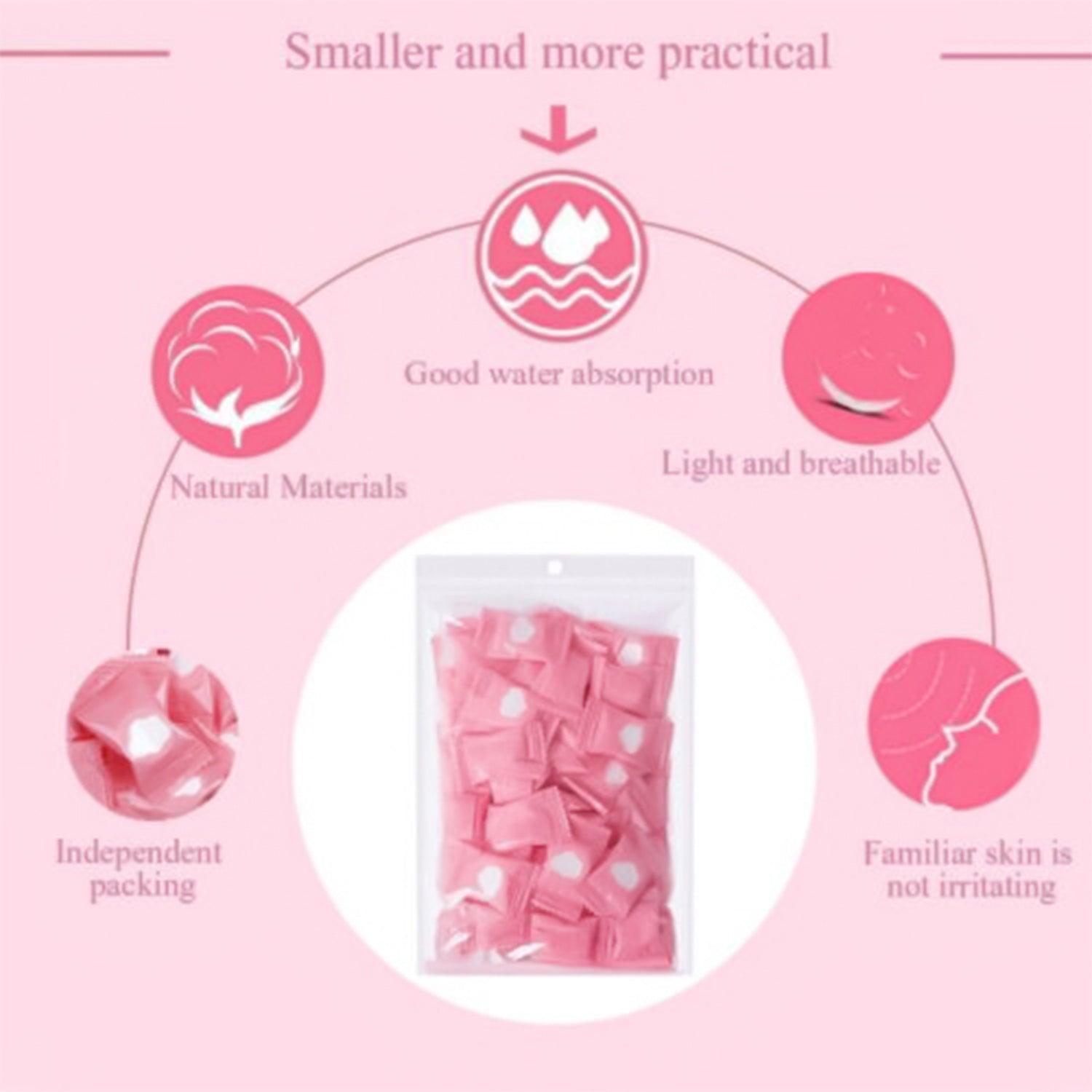 Compressed Towel Tablets - 100 Pcs Portable Magic Towel Disposable Compressed Travel Towel Personal Care - Tophatter Daily Deals