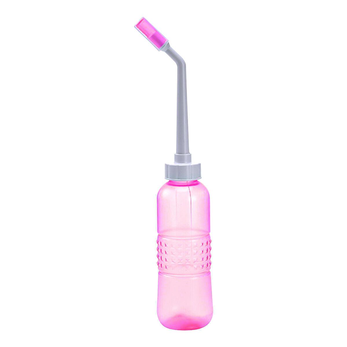 Portable Bidet UK - 560ml Water Washer Bottle Bidet Shower Bidet Sprayer Peri Bottle Spray Pink Apparel & Accessories - Tophatter Daily Deals
