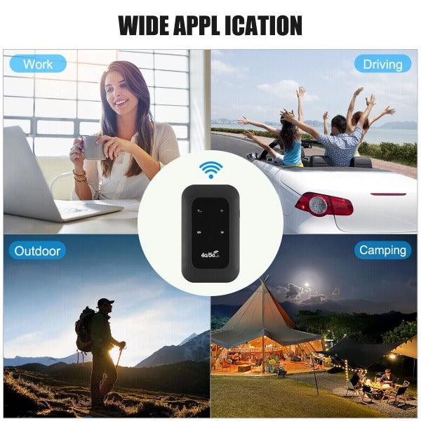 MiFi Device UK - Wireless 4G 5G LTE Mobile Hotspot Router Unlocked-WiFi Portable MiFi Broadband Apparel & Accessories - Tophatter Daily Deals