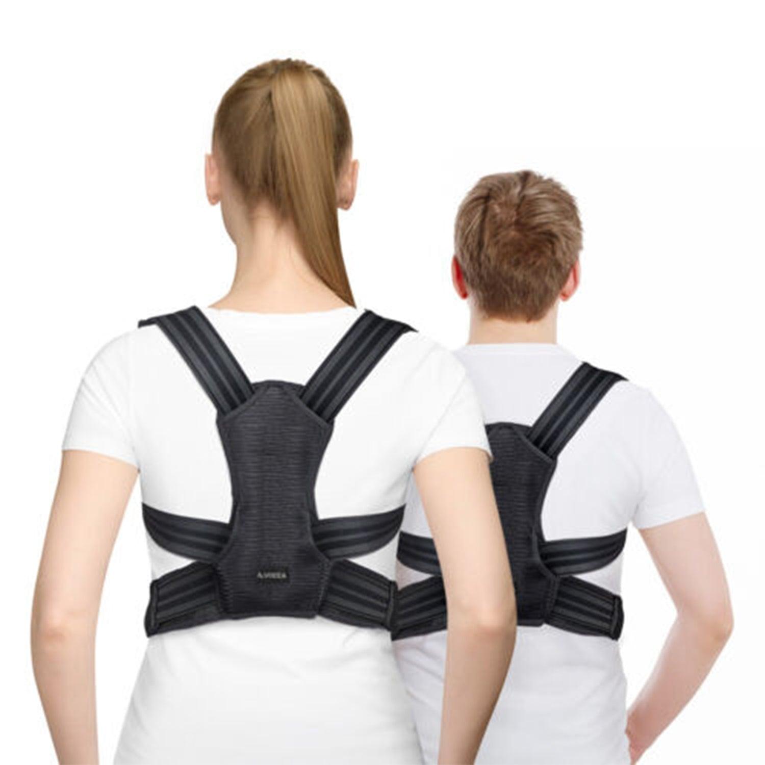 Support Belt for Low Back Pain - Posture Corrector Spine Back Support Pain Relief for Neck Back Shoulders Personal Care - Tophatter Daily Deals