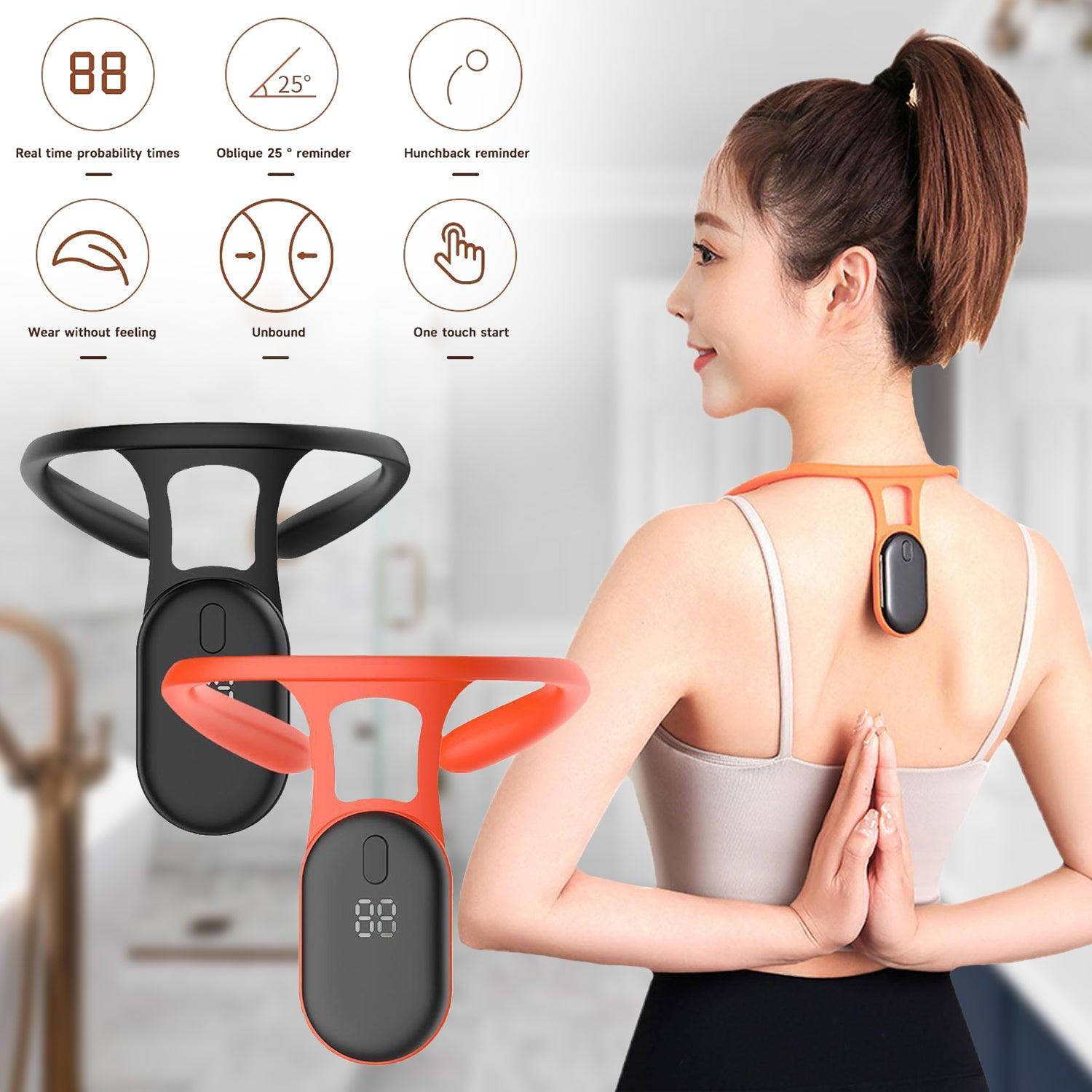 Lymphatic Neck Massager - Ultrasonic Portable Neck Instrument Intelligent Neck Hump Corrector Posture Orthotic Device Health & Beauty - Tophatter Daily Deals