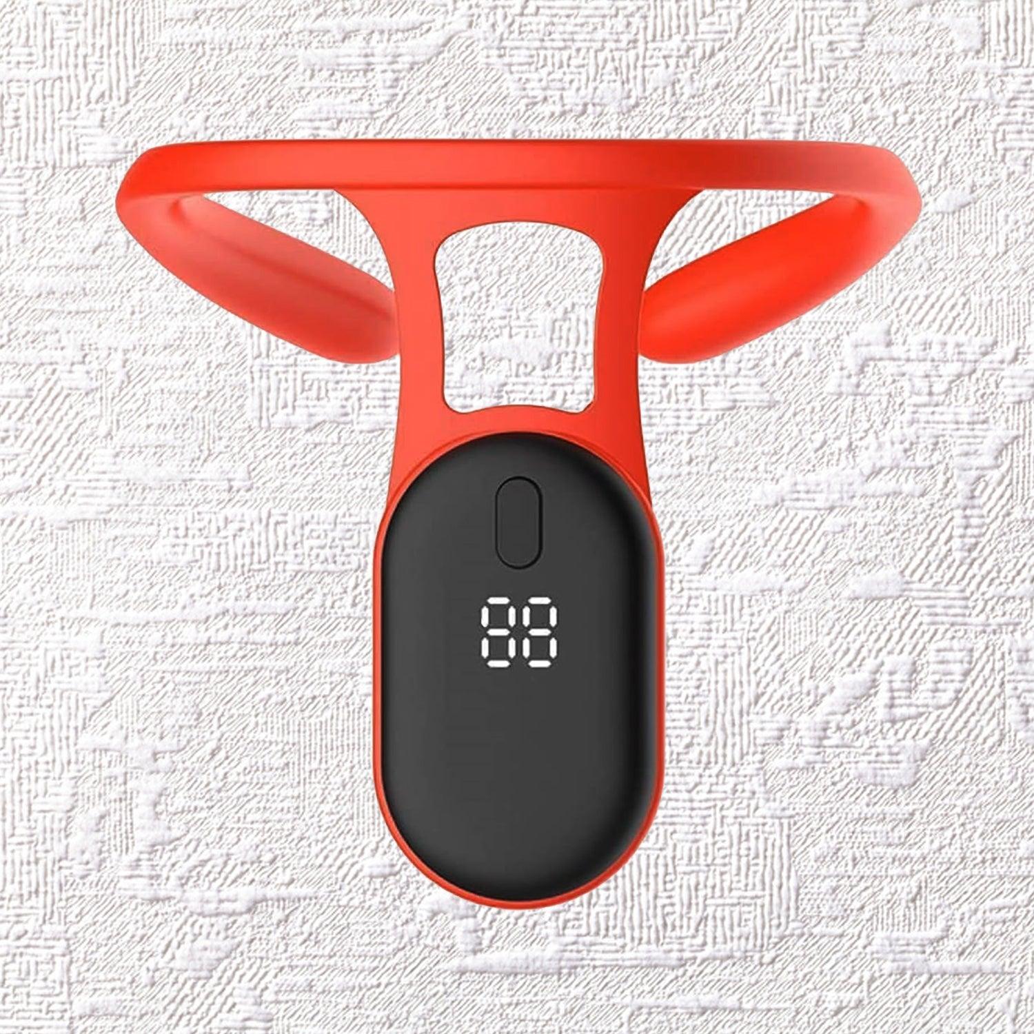 Lymphatic Neck Massager - Ultrasonic Portable Neck Instrument Intelligent Neck Hump Corrector Posture Orthotic Device Orange Health & Beauty - Tophatter Daily Deals