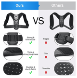 Posture Corrector Back Brace - Adjustable Breathable Clavicle Support Straight Shoulder Straps Personal Care - Tophatter Daily Deals