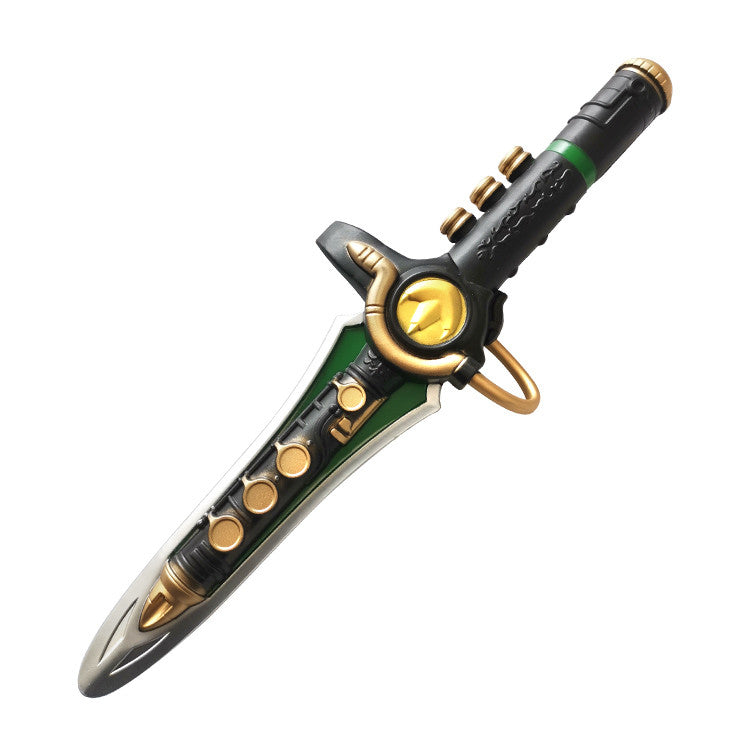 Power Rangers - Green Ranger Dagger (Cosplay Safe Foam) Dagger - Tophatter Daily Deals