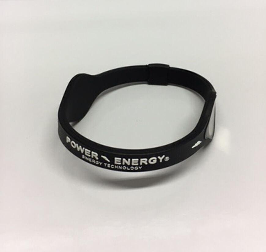Silicone Wristbands UK - Power Energy Balance Bands Sport Hologram Bracelet Wrist Band Black Apparel & Accessories - Tophatter Daily Deals