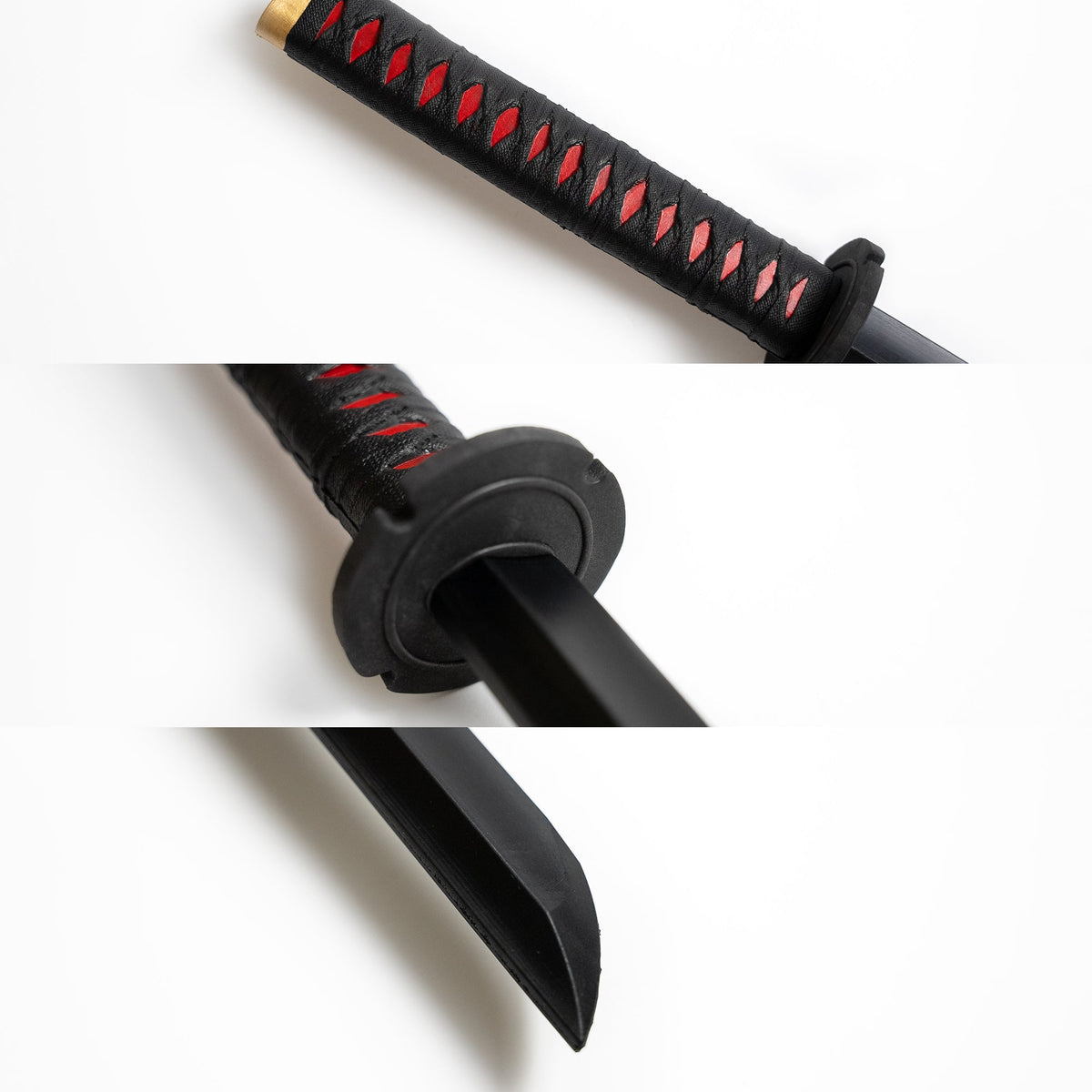 Fire and Steel - Practice Samurai Black Blade Katana (High Density Foam) Fire and Steel Exclusive - Tophatter Daily Deals