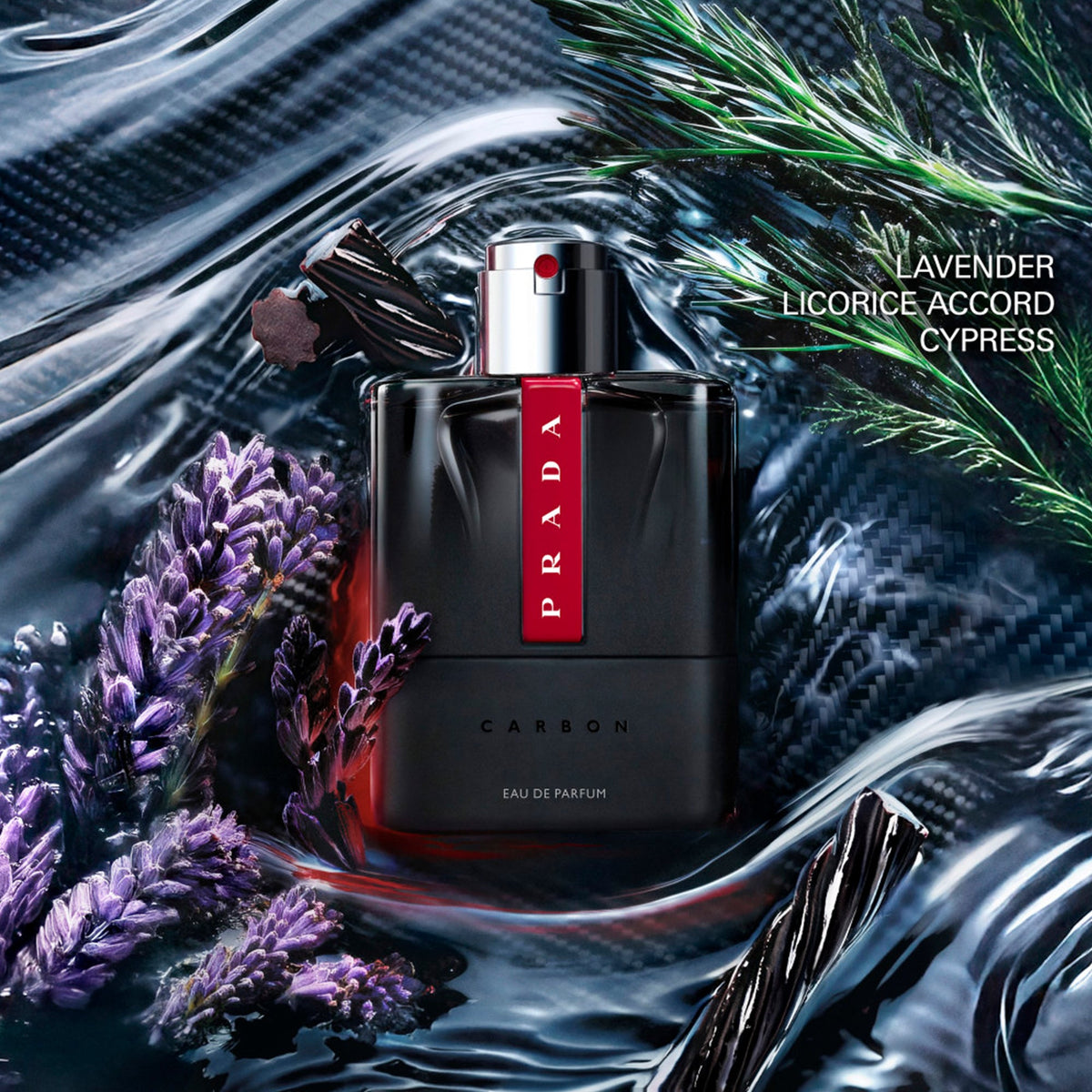 Prada Luna Rossa Carbon Eau De Parfum 50ml Spray - Tophatter Daily Deals
