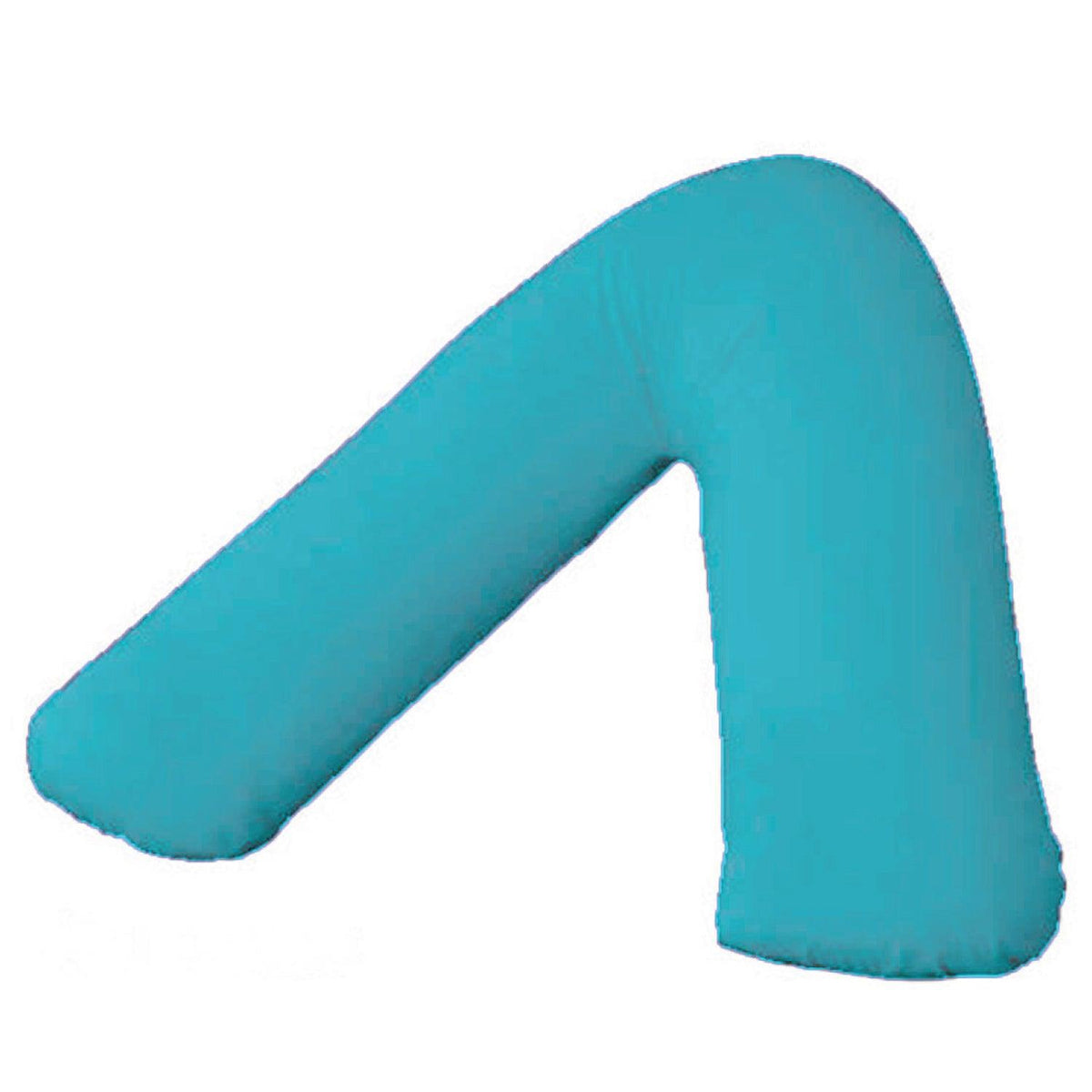 V Shape Pillow Case - Anti Allergy Triangle Pillow for Nursing, Maternity & Pregnancy – Extra Hollowfibre Cushioning to Supports Neck Head Teal Pillows - Tophatter Daily Deals