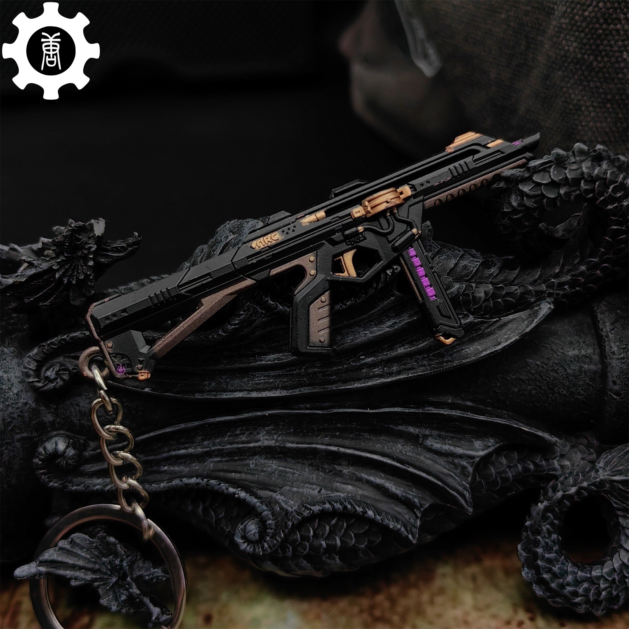 Mini Prelude to Chaos Stinger Gun Keychain Metal Pendant - Tophatter Daily Deals