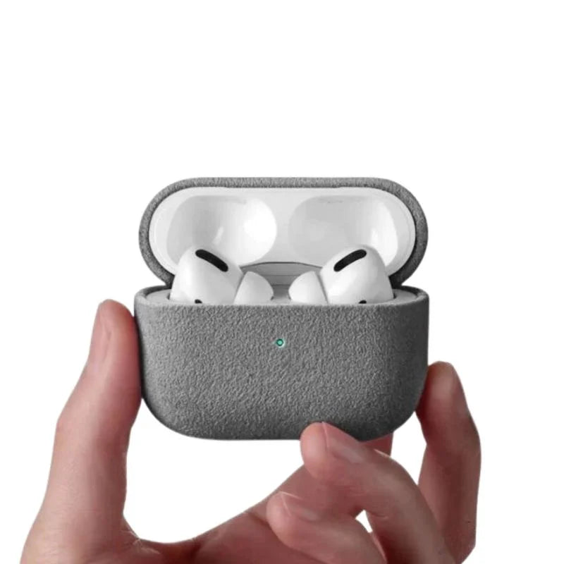 AirPods Pro Case Alcantara Fabric Luxe Protective Sleeve - Tophatter Daily Deals