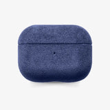 AirPods Pro Case Alcantara Fabric Luxe Protective Sleeve Light blue - Tophatter Daily Deals