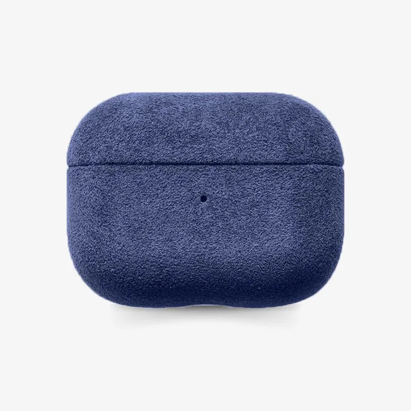 AirPods Pro Case Alcantara Fabric Luxe Protective Sleeve Light blue - Tophatter Daily Deals