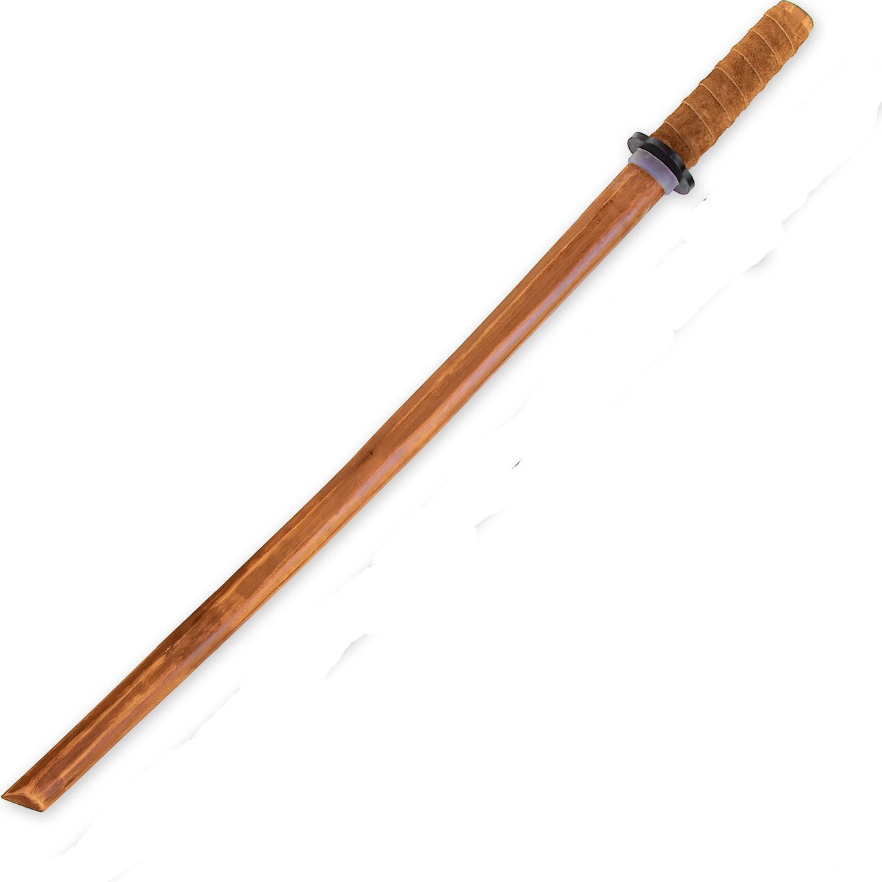 Premium Indian Rosewood Bokken with Genuine Leather Wrapped Handle ninja & martial arts - Tophatter Daily Deals