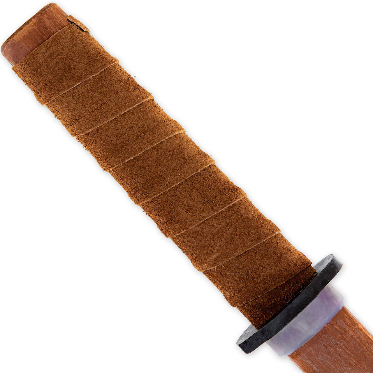 Premium Indian Rosewood Bokken with Genuine Leather Wrapped Handle ninja & martial arts - Tophatter Daily Deals