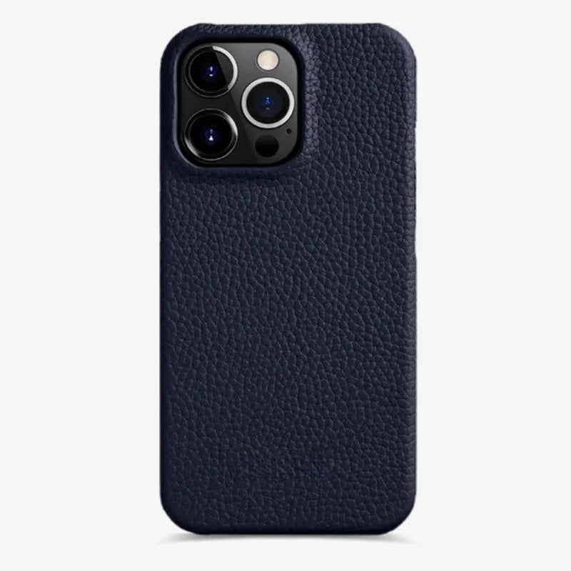 Iphone Genuine Leather Case Slim Protective Red Premium Grip Dark Blue - Tophatter Daily Deals