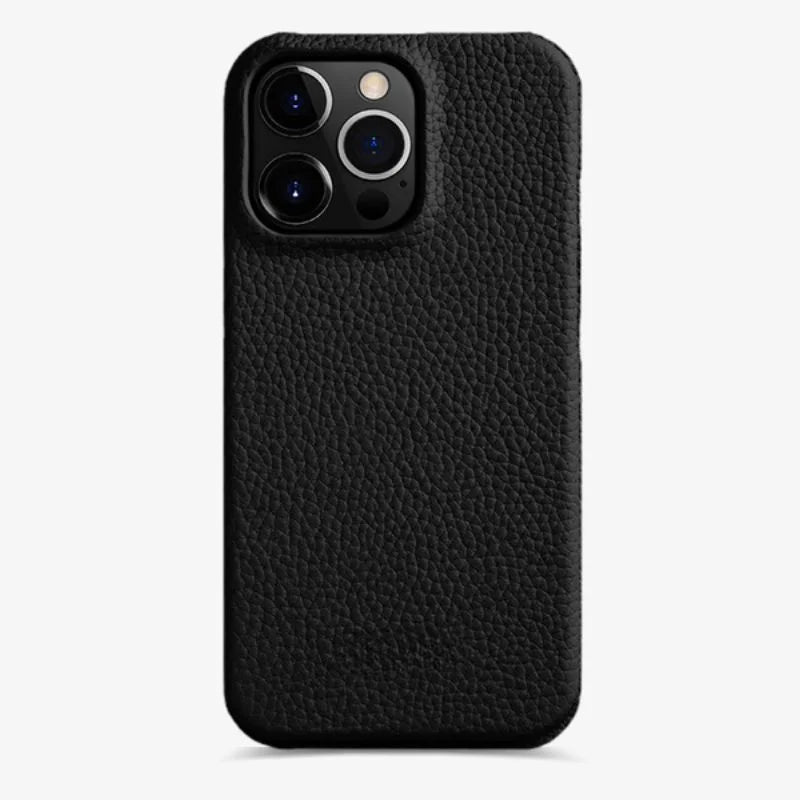 Iphone Genuine Leather Case Slim Protective Red Premium Grip Black - Tophatter Daily Deals