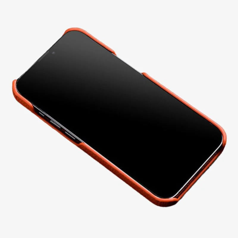 Iphone Genuine Leather Case Slim Protective Red Premium Grip - Tophatter Daily Deals