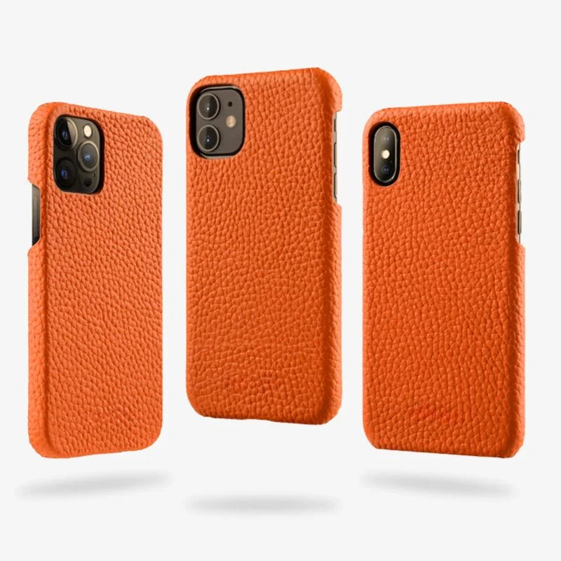 Iphone Genuine Leather Case Slim Protective Red Premium Grip - Tophatter Daily Deals