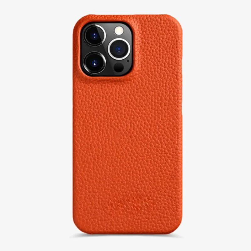 Iphone Genuine Leather Case Slim Protective Red Premium Grip Orange - Tophatter Daily Deals