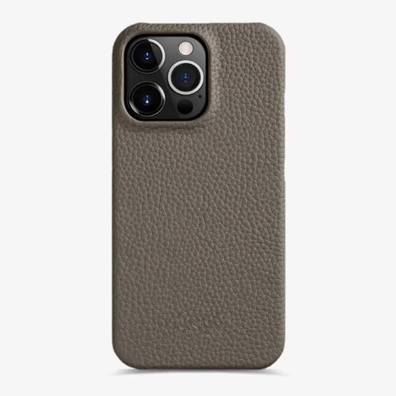Iphone Genuine Leather Case Slim Protective Red Premium Grip Elephant Grey - Tophatter Daily Deals