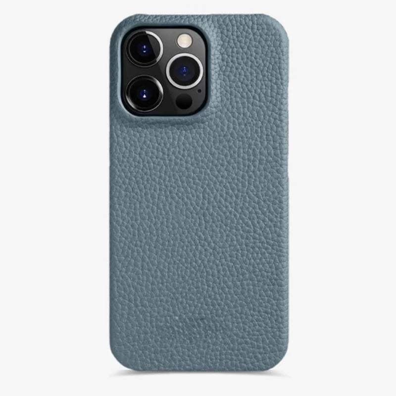 Iphone Genuine Leather Case Slim Protective Red Premium Grip Linen Blue - Tophatter Daily Deals