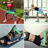 Yoga Stretch Bands - Premium Fabric Resistance Bands for Exercise Yoga - Tophatter Daily Deals