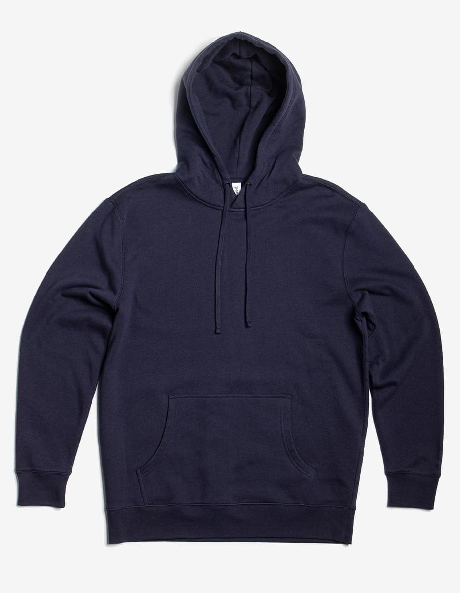 Midweight Hoodie Pullover NAVY Men's Tops - Tophatter Daily Deals