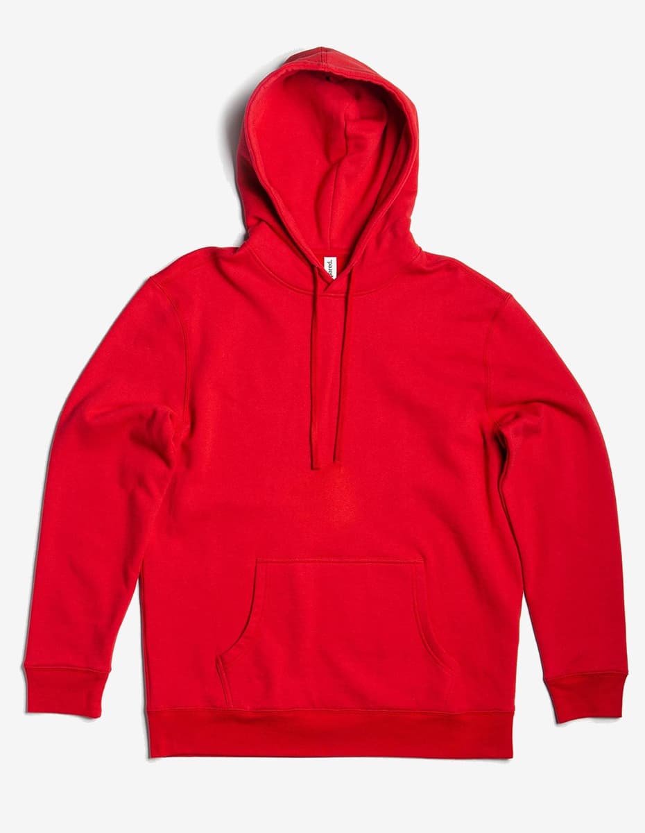 Midweight Hoodie Pullover RED Men's Tops - Tophatter Daily Deals