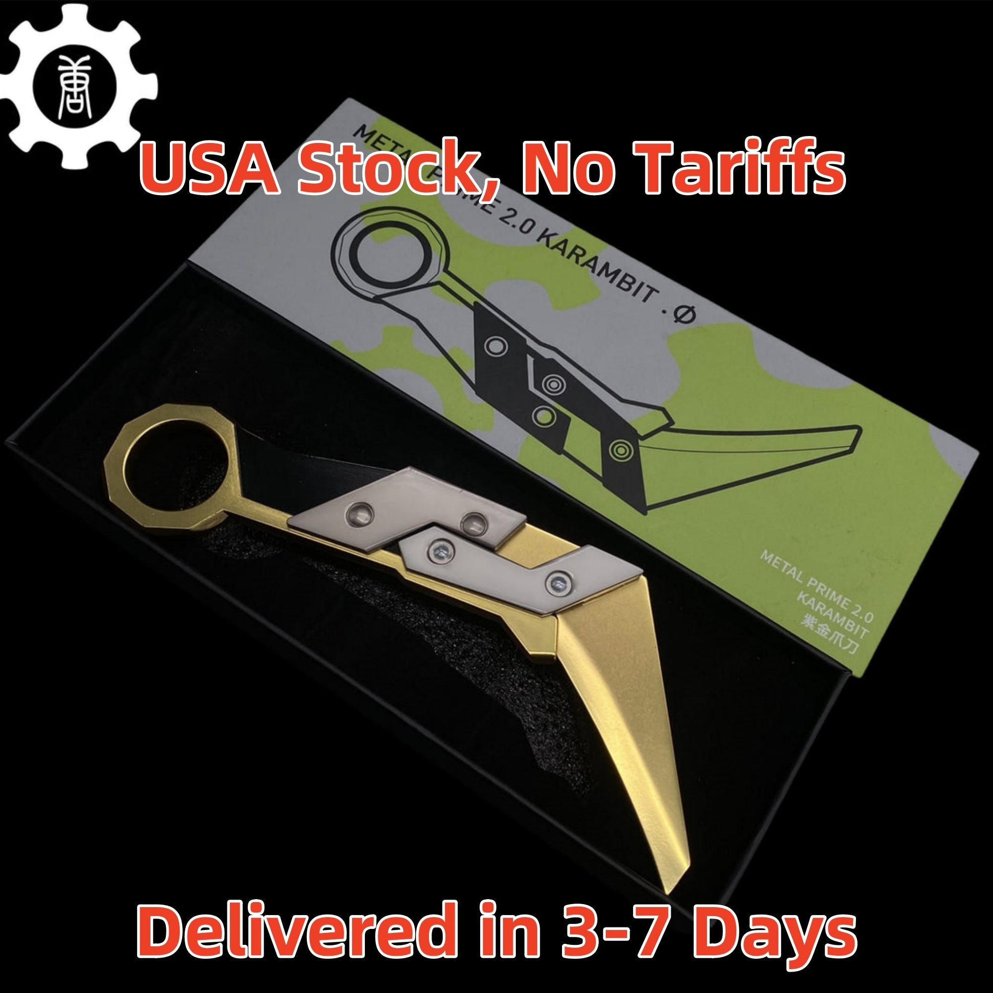 Prime 2.0 Karambit Metal Replica Gift Box USA Only Carton Box - Tophatter Daily Deals