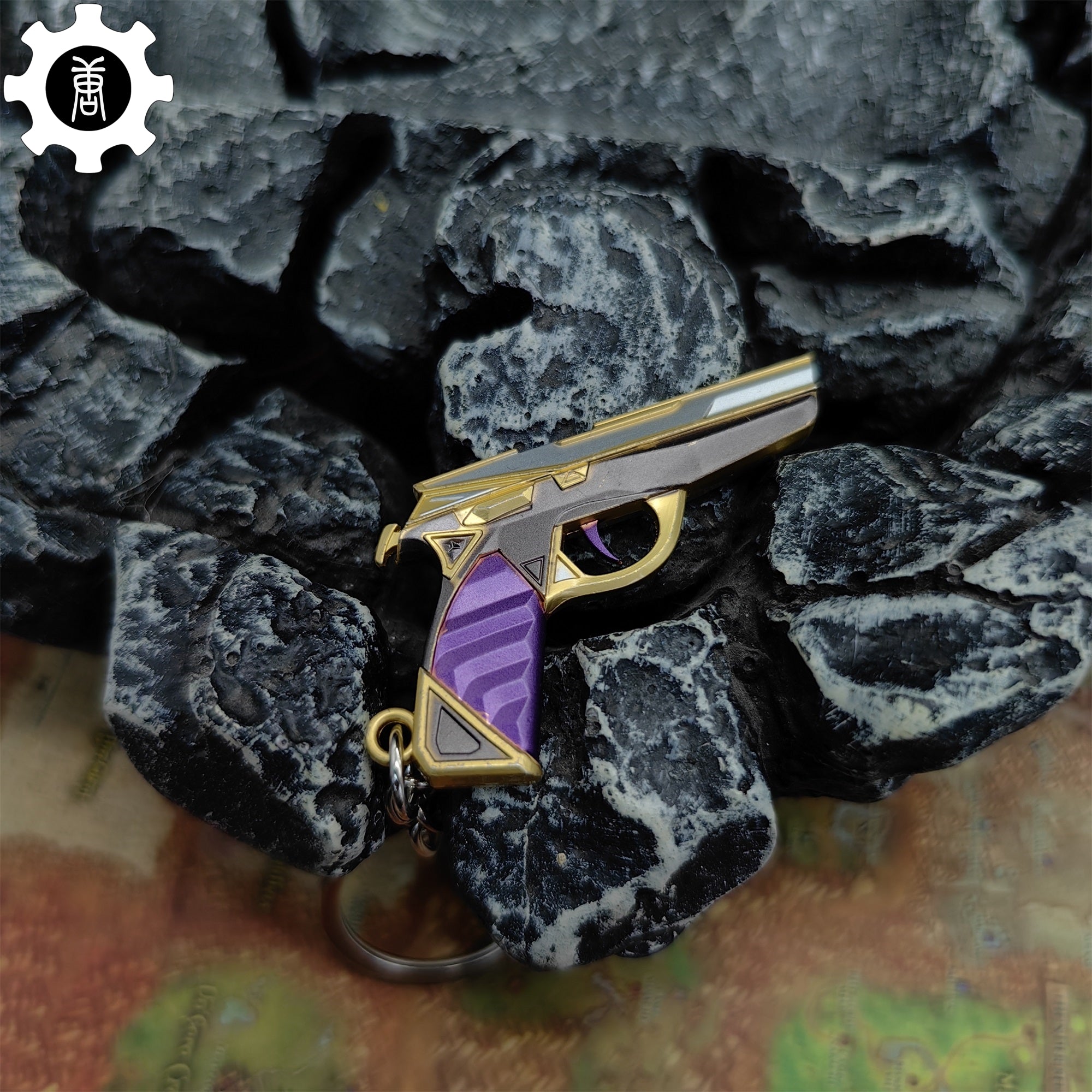 Mini Prime Classic Gun Metal Keychain - Tophatter Daily Deals