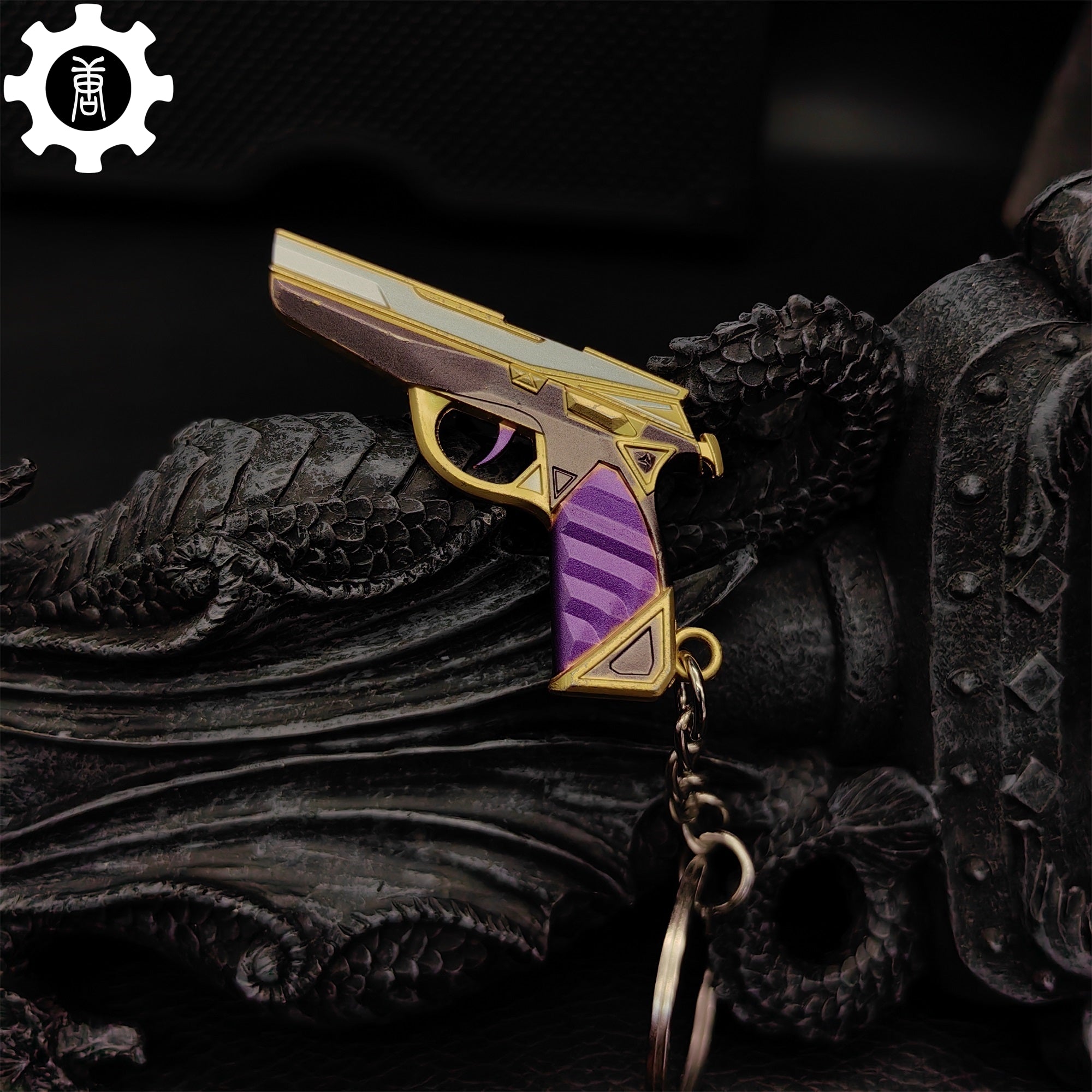 Mini Prime Classic Gun Metal Keychain - Tophatter Daily Deals