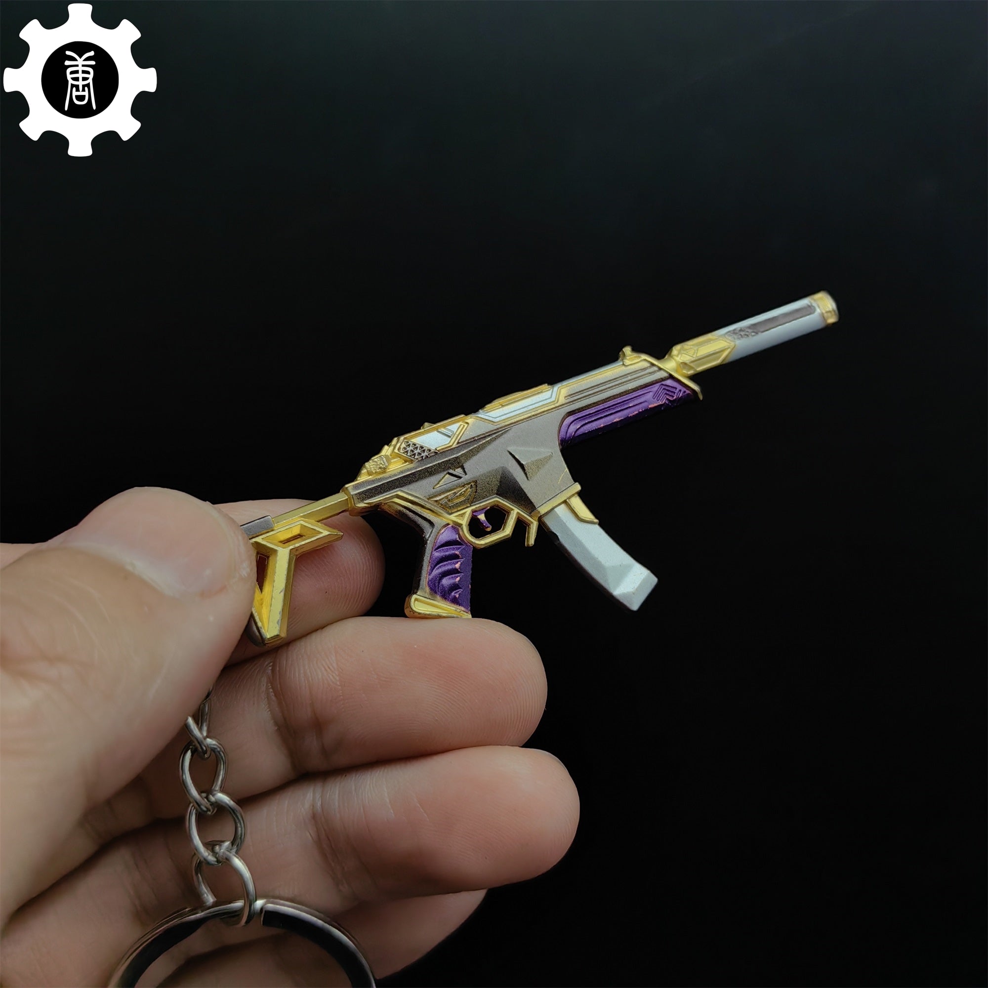Mini Prime Spectre Gun Metal Keychain - Tophatter Daily Deals