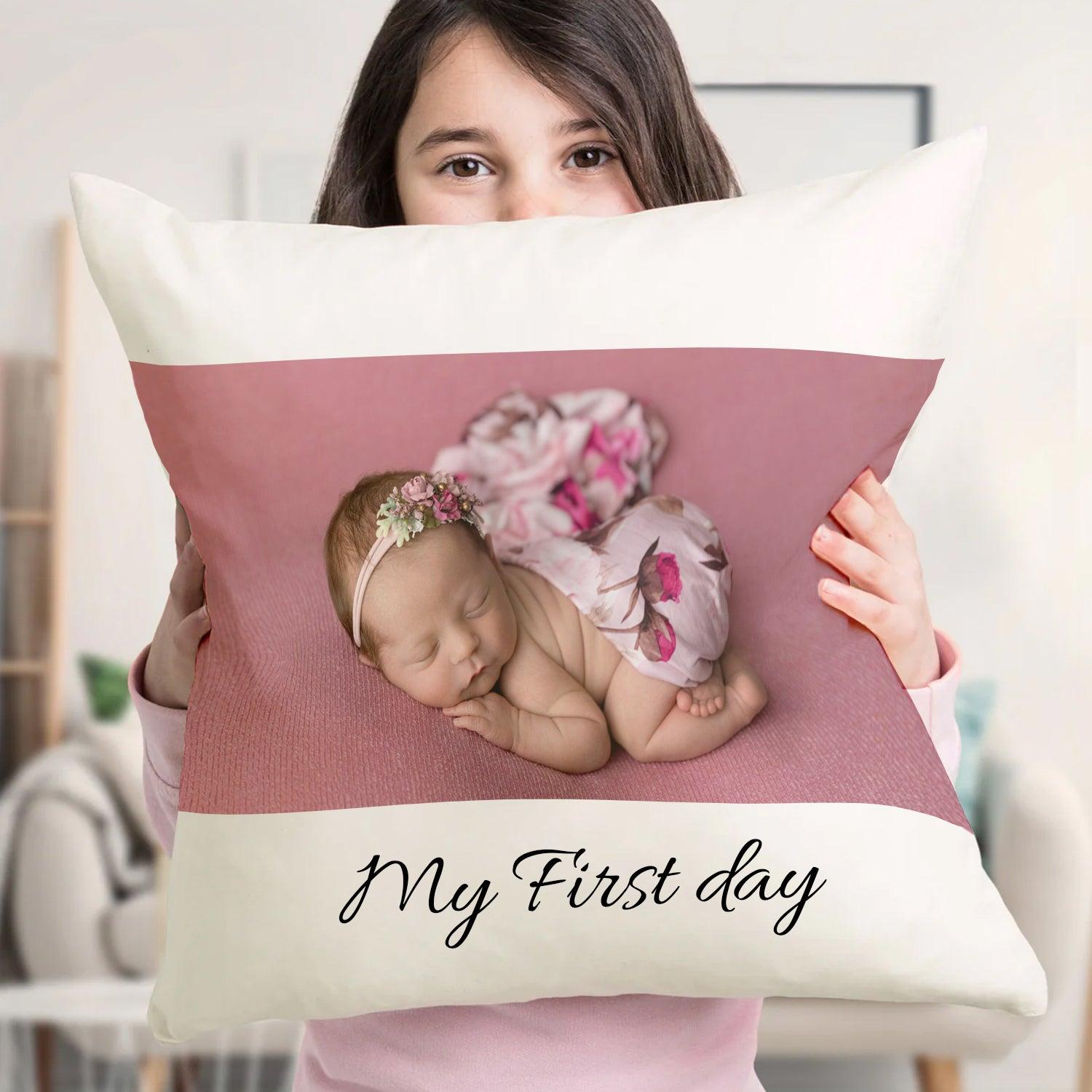 Customisable Pillow Case - Personalised Photo Pillowcase With Cushion Pillow Custom Gift Any Photos or Text Custom product - Tophatter Daily Deals