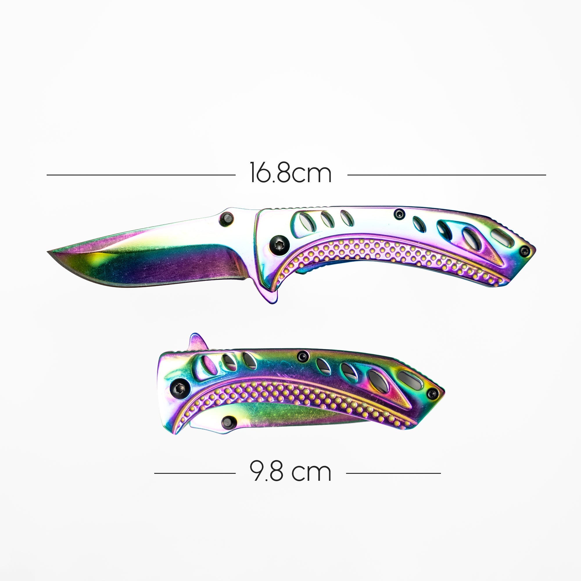 Fire and Steel - Prismatic Vortex Folding Knife Fire and Steel Exclusive - Tophatter Daily Deals