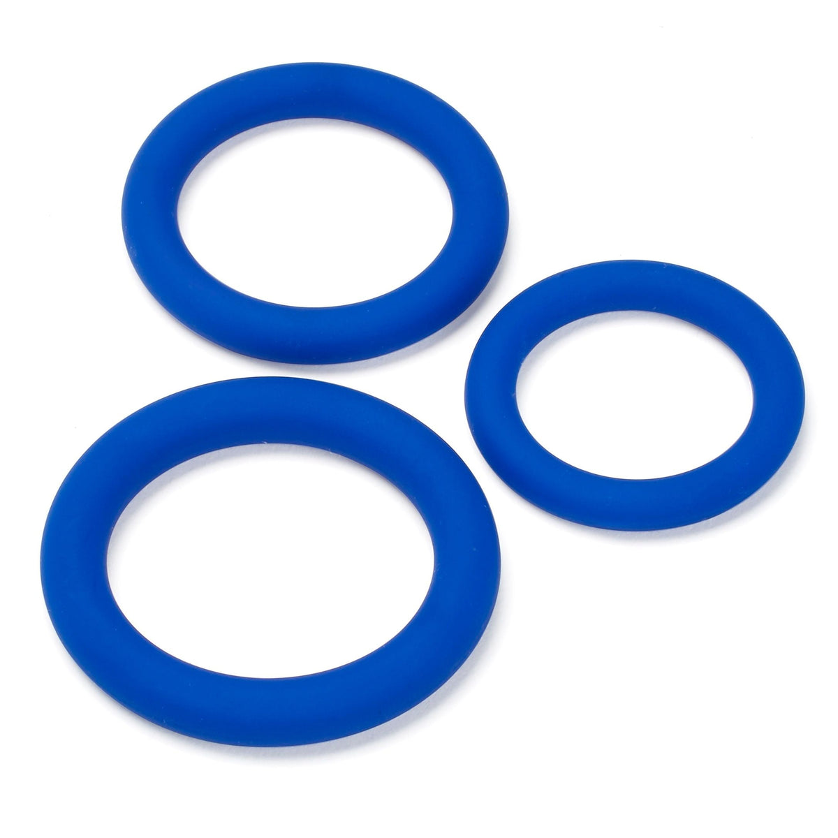 Pro Sensual Silicone Cock Ring Set 3 Pack Blue Sex Toy > Cock Ring > Sets - Tophatter Daily Deals