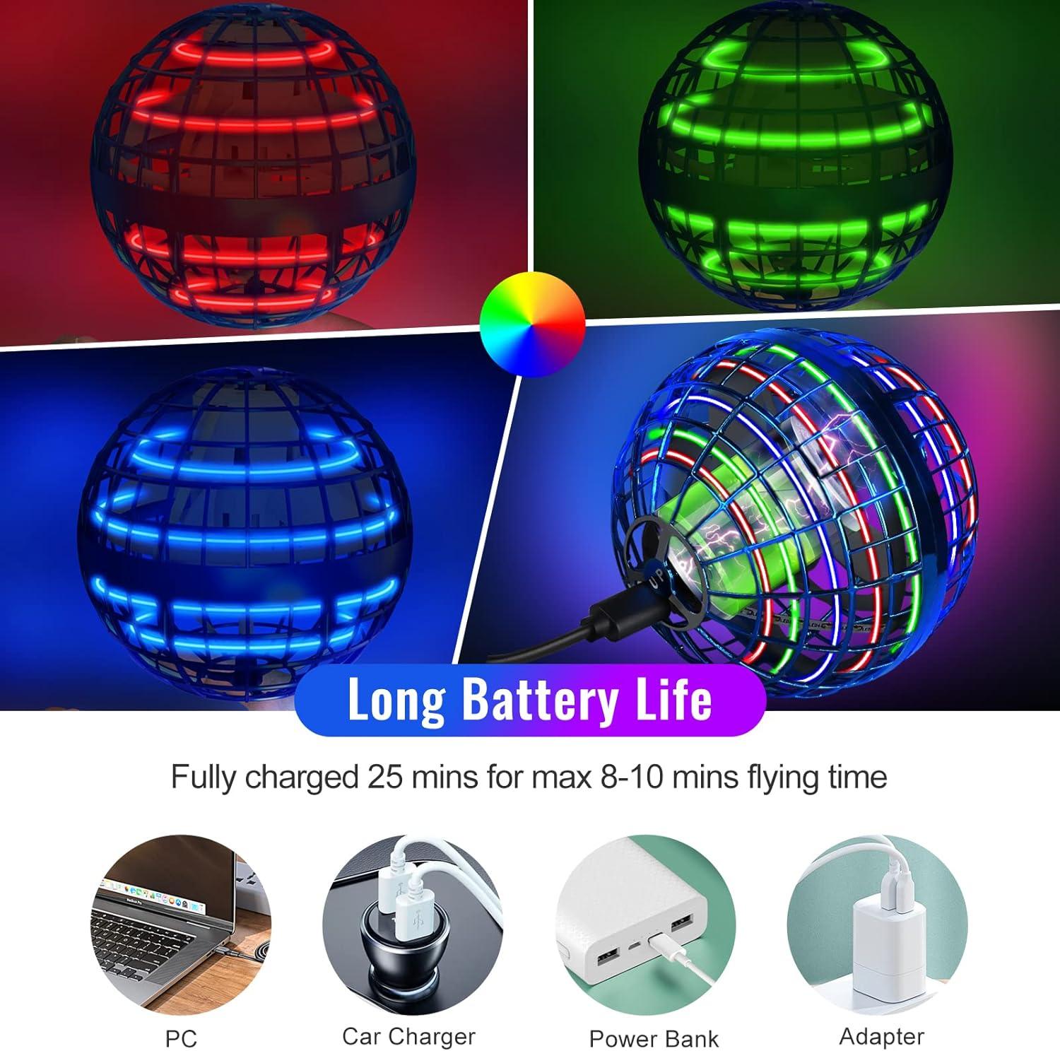 Flying Orb Balls - Pro Flying Ball Space Orb Magic Mini Drone UFO Boomerang Ball Boy Girl Toy Gifts Personal Care - Tophatter Daily Deals