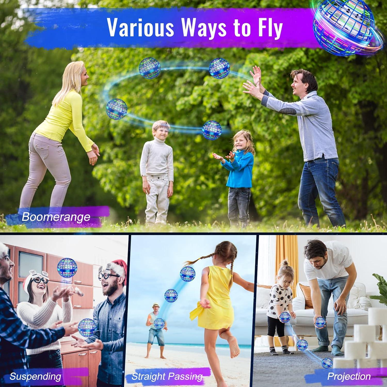 Flying Orb Balls - Pro Flying Ball Space Orb Magic Mini Drone UFO Boomerang Ball Boy Girl Toy Gifts Personal Care - Tophatter Daily Deals