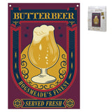 Harry Potter Butterbeer Wall Banner Collectible Merchandise - Tophatter Daily Deals