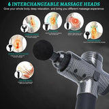 Professional Massage Guns - 8 Heads Deep Tissue Handheld Percussion Muscle Percussion Massager Health Care - Tophatter Daily Deals