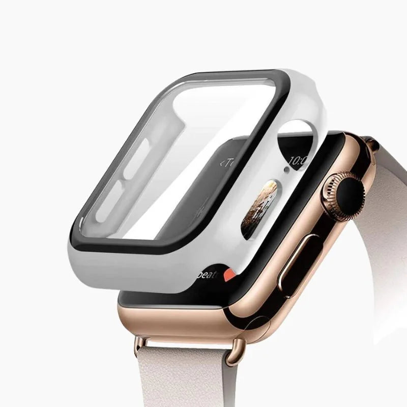 Apple Watch Protective Case Rugged Shock Absorbent White - Tophatter Daily Deals