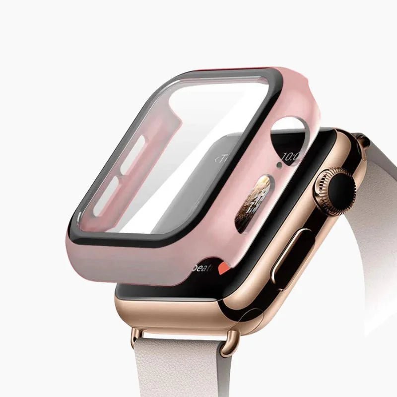 Apple Watch Protective Case Rugged Shock Absorbent Pink - Tophatter Daily Deals