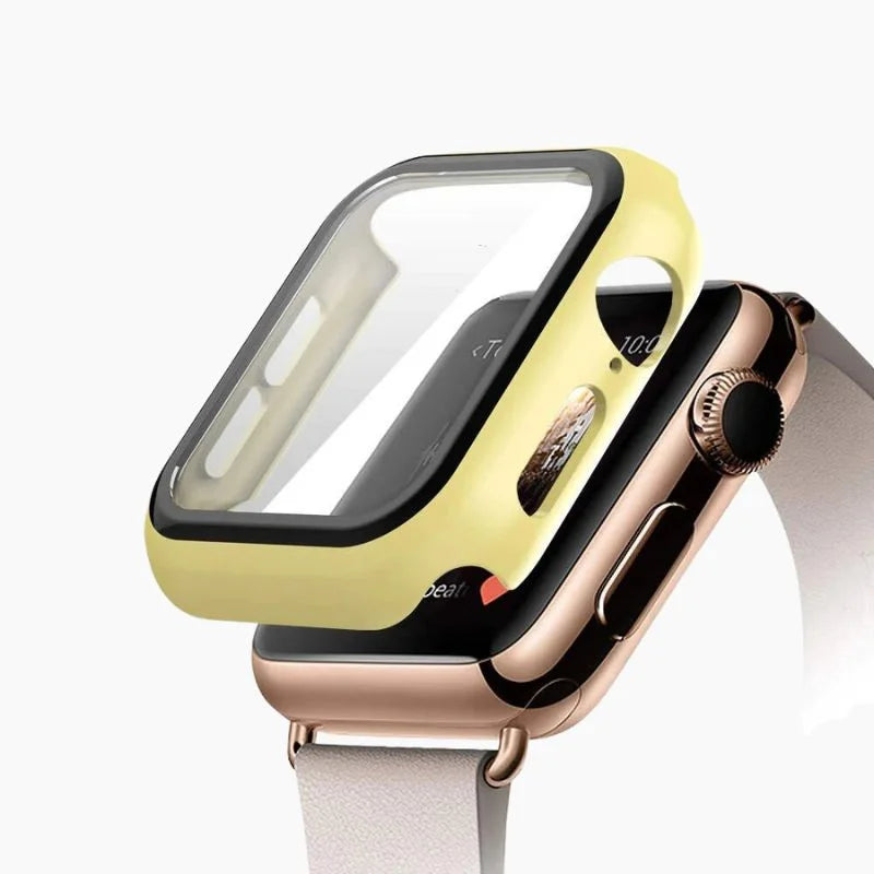 Apple Watch Protective Case Rugged Shock Absorbent Yellow - Tophatter Daily Deals